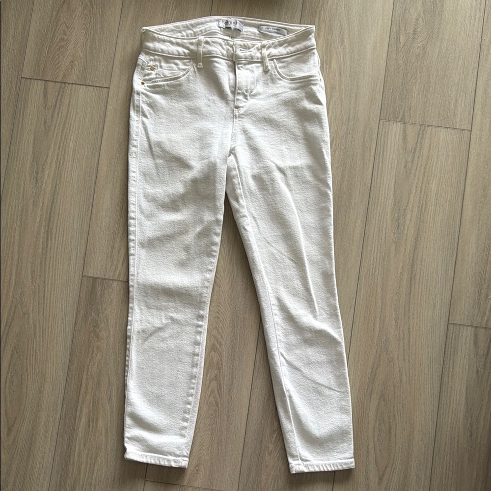 Guess Los Angeles Sexy Curve White Denim Jeans - Picture 1 of 8